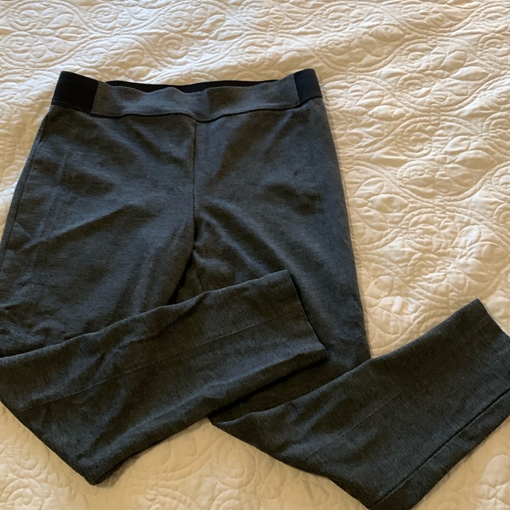 Talbots grey heathered Soho leggings size LP